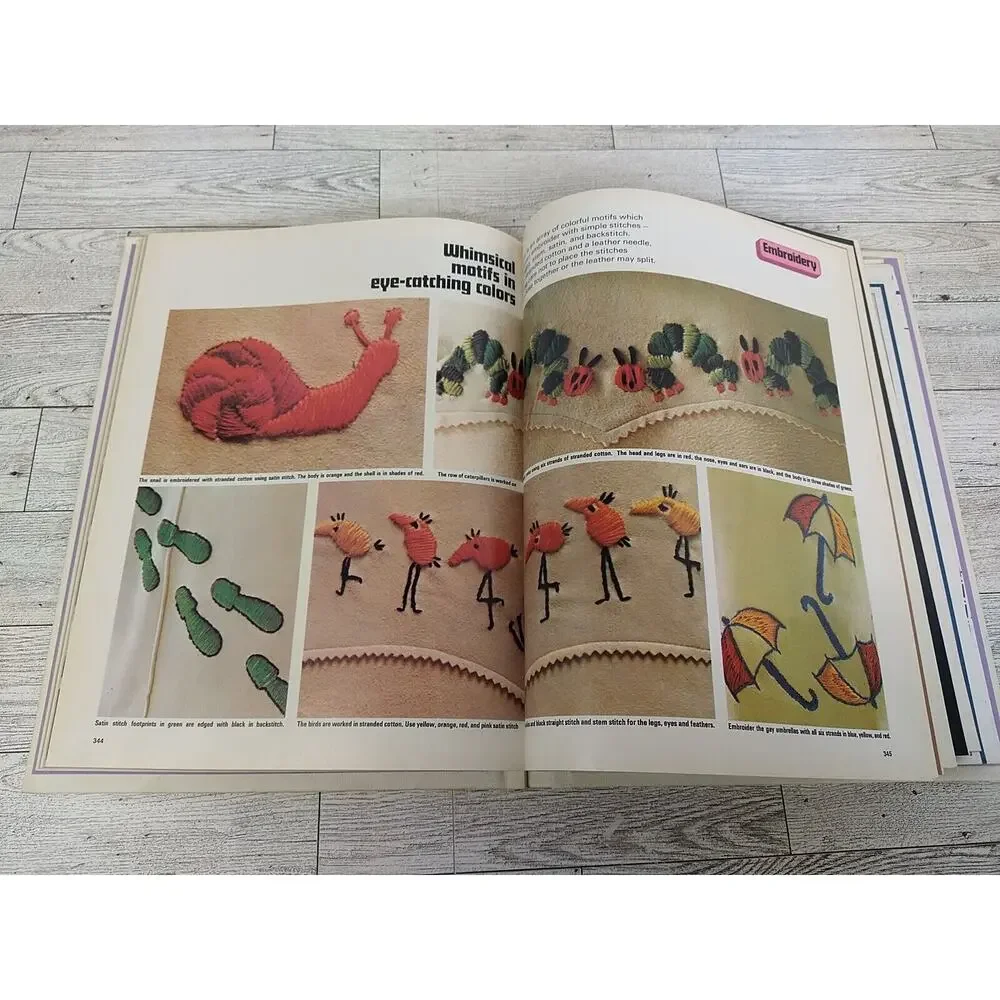 Retro 1970s MAKE IT YOURSELF Step-By-step Crafts Needlework‎ V.3 TRENDY Vintage